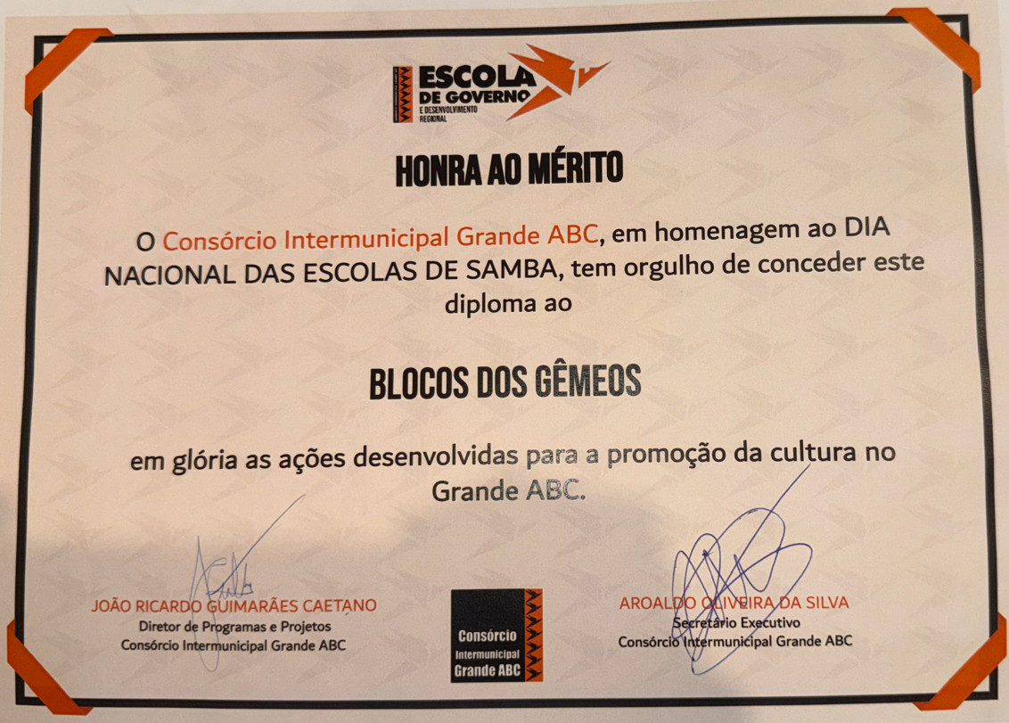 certificado elementor io optimized - Bloco dos Gêmeos 2026